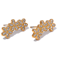 Brinco Estrelas com Zircônia