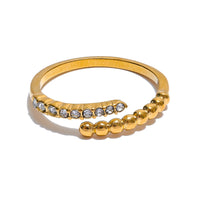 Anel Geométrico em Zircônia